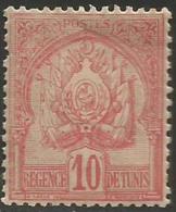 Tunisia - 1901 Arms 10c MH    Sc 14 - Nuevos