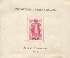 Détail De La Série Exposition Internationale De Paris * Soudan N° BF 1 - 1937 Exposition Internationale De Paris