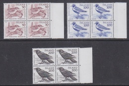 Iceland 1981 Birds 3v  Bl Of 4  ** Mnh (31821D) - Nuevos