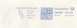 EMA ALLEMAGNE DEUTSCHLAND BUND GERMANY AFS Iles Ile Inseln LAND HALLIGEN NORD FRIESELAND GEOLOGIE CARTE GEOGRAPHIE - Iles