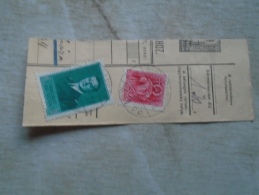 D138906  Hungary  Parcel Post Receipt 1939  Stamp  HORTHY  Kiskunfélegyháza  Budapest - Pacchi Postali