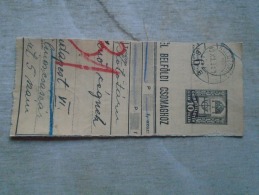 D138908  Hungary  Parcel Post Receipt 1940  Budapest    KOLOZSVÁR   SINGER JENÖ - Paquetes Postales