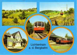 Oberweißbach Lichtenhain - Mehrbildkarte 1   Bergbahn - Oberweissbach