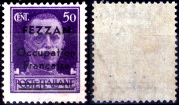 Italia-F01455 - Fezzan: Occupazione Francese 1943: Sassone N. 1 (++) MNH - Privo Di Difetti Occulti. - Fezzan & Ghadames