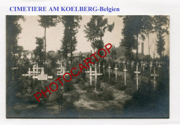 KOELBERG-Cimetiere-Geluwe-Geluveld-CARTE PHOTO Allemande-Guerre 14-18-1 WK-BELGIEN-FLANDERN- - Wervik