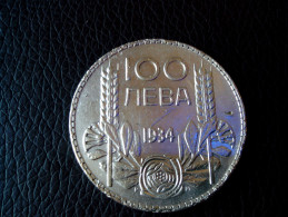 Collectible 100 LEVA 1934 SILVER KINGDOM BULGARIA ORIGINAL LOW PRICE NICE GRADE COLOR - Bulgaria