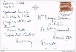 19038. Postal TAORMINA (Algerie) Argelia.  Fechador Constantine 1952 - Covers & Documents
