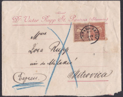 Stara Pazova, Slavonia, Express Cover, Mailed 1911 - Cartas & Documentos