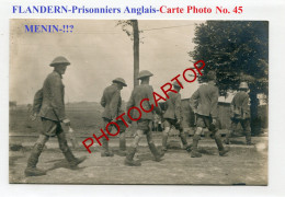 Env. MENEN-MENIN-!?-Prisonniers Anglais-CARTE PHOTO Allemande-Guerre 14-18-1 WK-BELGIEN-FLANDERN-1917- - Menen