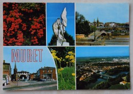 31 : Muret - CPMmultivue - Monument Et Square Clément Ader - Eglise - Poste - Vue Aérienne - (n°6555) - Muret