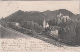 AK - NÖ - Klamm Am Semmering - Bahn Mit Schule Und Kirche 1904 - Semmering