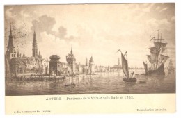 ANVERS     ---  Panorama De La Ville Et De La Rade En ( 1530 ) - Zwijndrecht