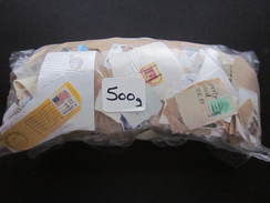 500 GRAMS OF USED GB CHARITY MIX KILOWARE MOSTLY DEFINITIVES & MAINLY PRE 1990. #00800 - Verzamelingen