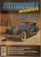 AUTOMOBILE MINIATURE - N.44 - JANVIER 1988 - DUESENBERG J  FRANKLIN MINT - France