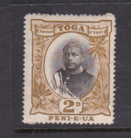 Tonga SG 40 1897 King George II Two  Penny  Mint Hinged - Tonga (1970-...)