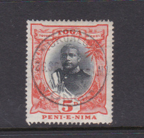 Tonga SG 46 1897 King George II Five Penny Used - Tonga (1970-...)