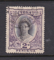 Tonga SG 57c 1920 Queen Salote Two Pence  Used - Tonga (1970-...)