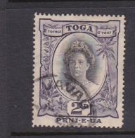 Tonga SG 57c 1920 Queen Salote Two Pence  Used - Tonga (1970-...)