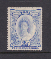 Tonga SG 59 1934 Queen Salote Two And Half Pence Ultramarine Mint - Tonga (1970-...)