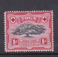 Tonga SG 75 1942 Ovava Tree One Penny Mint Hinged - Tonga (1970-...)