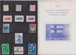 Finland 1977 Yearset In PTT Map ** Mnh (F5589) - Années Complètes