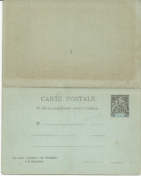 ENTIER POSTAL A 10 CT AVEC REPONSE PAYEE - Covers & Documents