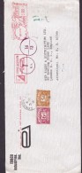 United States EBSCO Industries BIRMINGHAM 1967 Meter Cover Brief LONDON England TAXE Postage Due Stamps & Cancel !! - Postage Due