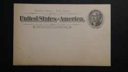 USA - 1891 - 1 Cent - Postcard - Postal Stationery - Unused - Look Scan - ...-1900