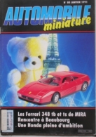 AUTOMOBILE MINIATURE - N.80 - JANVIER 1991 - FERRARI 348 TB/TS 1/24 MIRA - Frankrijk