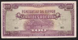 INDES NEERLANDAISES P126b 100 ROEPIAH 1944 IMPERIAL  JAPANESE GOVERNMENT  XF - Autres - Asie