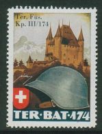 Suisse /Schweiz/Switzerland // Vignette Militaire  // Territorial-Truppen Ter.Bat 174 Kp. III/174 No. 346 - Etichette