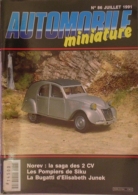 AUTOMOBILE MINIATURE - N.86 - JUILLET 1991 - CITROEN 2CV NOREV - Frankrijk