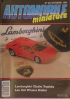 AUTOMOBILE MINIATURE - N.89 - OCTOBRE 1991 - LAMBORGHINI DIABLO 1/18 TROPHEE - Frankrijk