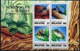 MALAISIE Abeilles, Bees, Abejas, Yvert BF 5 **. MNH - Honeybees