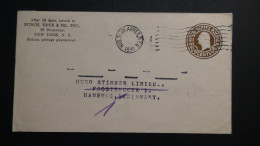 USA - 1930 - 1 1/2 Cents - Envelope - Postal Stationery - Used - Look Scan - 1921-40