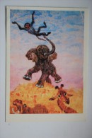 KIPLING Elephant  - Monkey - Hippo -  Old USSR PC 1988 Rare! - Nijlpaarden