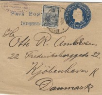 Argentina  Uprated  Postal Stationery  Wrapper To Denmark  S-2057 - Entiers Postaux