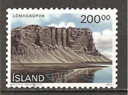 Island 1990 // 732 O Landschaften - Used Stamps