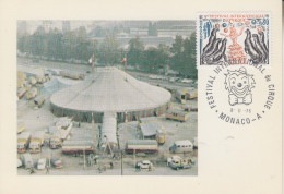 Carte Maximum  1er Jour  MONACO   FESTIVAL  INTERNATIONAL  Du  CIRQUE    1978 - Circo