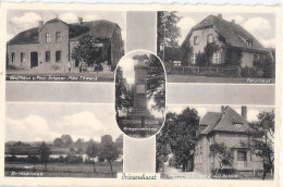 BRIESENHORST Forsthaus Kaufhaus + Post Inh Max Thewis Massiner Straße Brzezno 4.5.1939 Gelaufen - Neumark