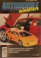 AUTOMOBILE MINIATURE - N.97 - JUIN 1992 - LAMBORGHINI DIABLO 1/18 B-BURAGO - Frankrijk