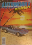 AUTOMOBILE MINIATURE - N.103 - DECEMBRE 1992 - CHEVROLET CORVETTE CABRIOLET 1969 1/18 REVELL - France