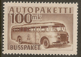 FINLAND 1952 100m Parcel Post SG P510 HM #VS63 - Pacchi Tramite Autobus