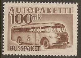 FINLAND 1952 100m Parcel Post SG P510 HM #VS63 - Pakjes Per Postbus