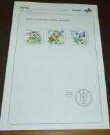 Brasil Michel 1871 - 75 Fußball WM 1982 Blatt #XL556 - Blokken & Velletjes