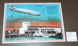 Paraguay Block Michel Nr: 371  Zeppelin  ** Postfrisch MNH #B541 - Paraguay