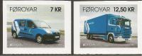 FEROE / FAROE/ ILES FÉROÉ - EUROPA 2013 -TEMA ANUAL " POSTAL VEHICLES"-  SERIE  De 2 V ADHESIVOS Procedentes Del CARNET - 2013