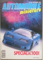 AUTOMOBILE MINIATURE - N.100 - SEPTEMBRE 1992 - BUGATTI EB110 1/18 B-BURAGO - France