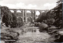 Pöhl - S/w Die Elstertalbrücke Im Vogtland - Poehl