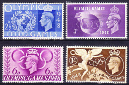 GRANDE BRETAGNE 1948 YT N° 241 à 244 * - Unused Stamps